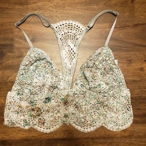 Victoria's Secret mint/orange/blue Bralette
